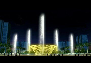 日照天德海景城音乐喷泉设计